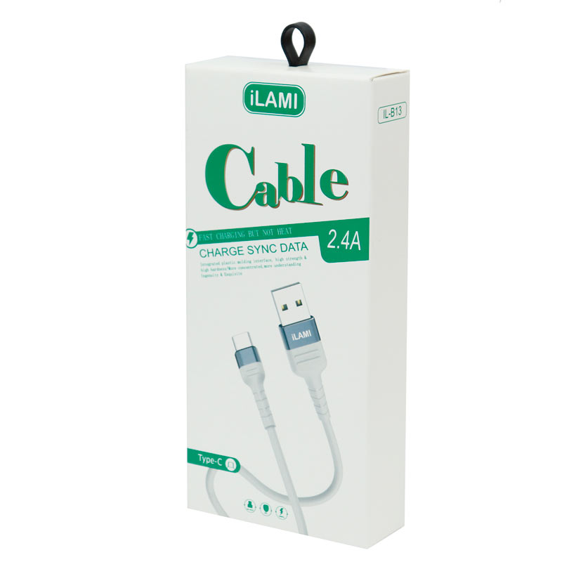کابل فست شارژ iLAMI IL-B13 2.4A Type-C 1m