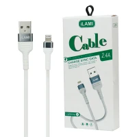 کابل آیفونی فست شارژ iLAMI IL-B14 2.4A 1m