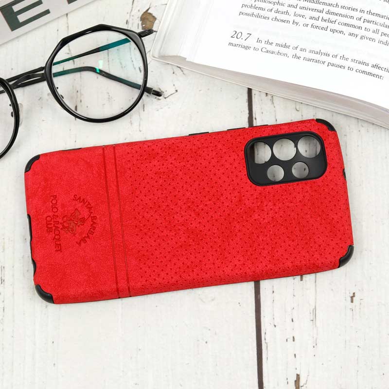 قاب محافظ لنزدار چرمی Polo سامسونگ A32 4G