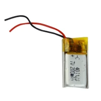 باتری لیتیوم 200mAh 4*11*21mm 401120