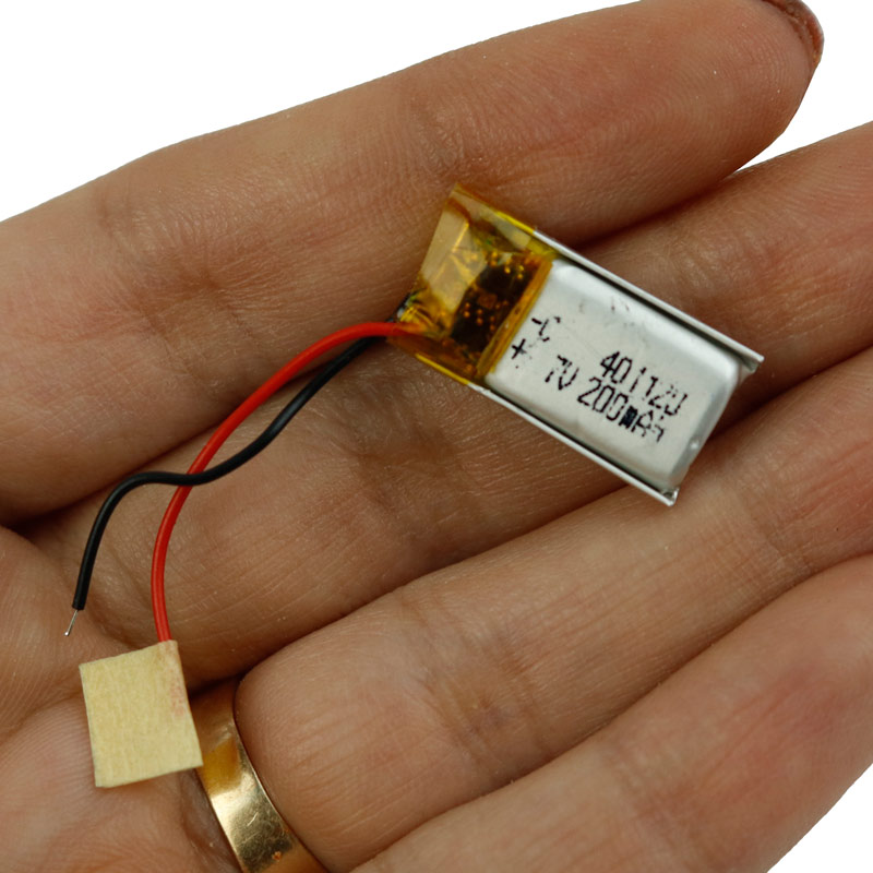 باتری لیتیوم 200mAh 4*11*21mm 401120