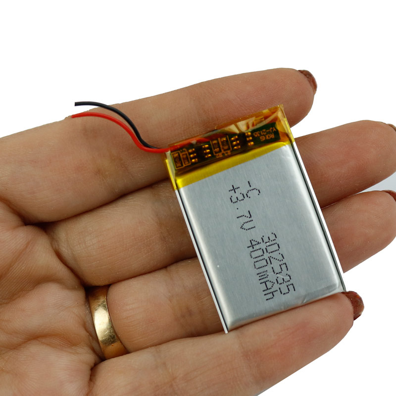 باتری لیتیوم 400mAh 3*25*37mm 302535