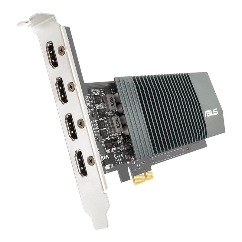 کارت گرافیک ASUS GeForce GT710-4H-SL 2GB GDDR5 64Bit 4Port-HDMI
