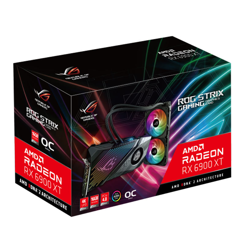 کارت گرافیک ASUS Rog STRIX LC RX6900XT O16G GDDR6 256Bit