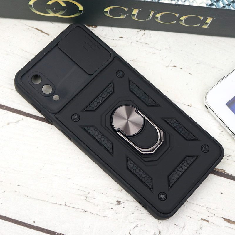 قاب ضد ضربه محافظ لنزدار کشویی هولدر دار بتمن Samsung A02