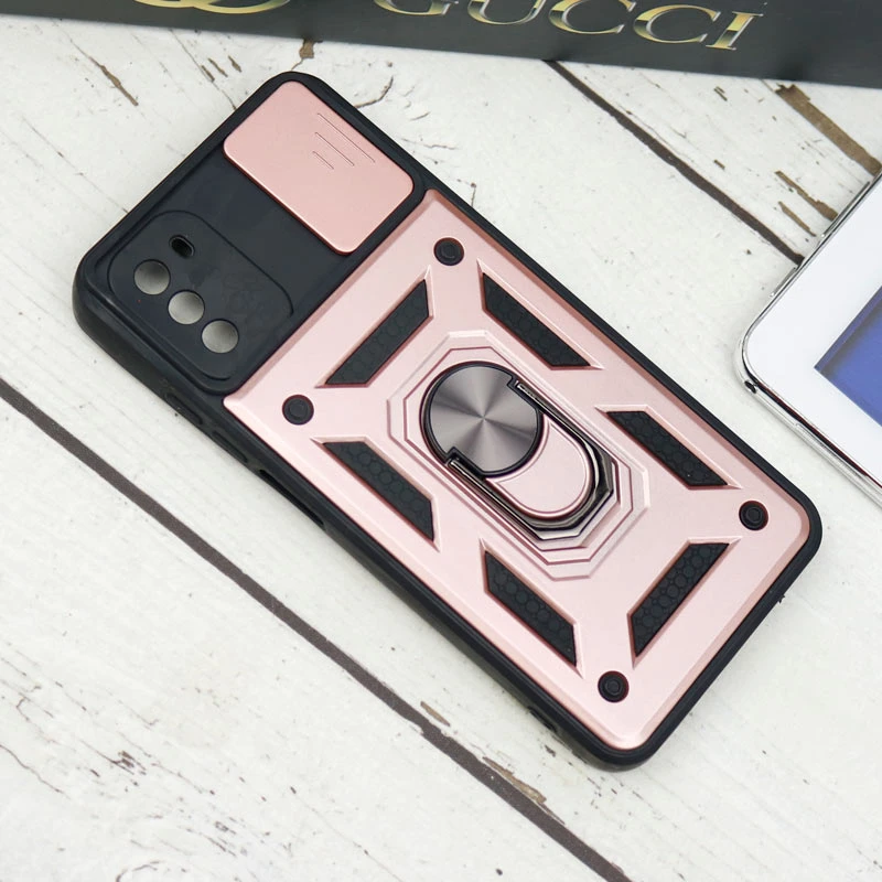 قاب ضد ضربه محافظ لنزدار کشویی هولدر دار بتمن Xiaomi Poco M3