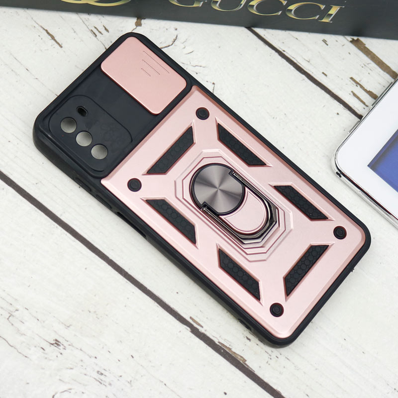 قاب ضد ضربه محافظ لنزدار کشویی هولدر دار بتمن Xiaomi Poco M3