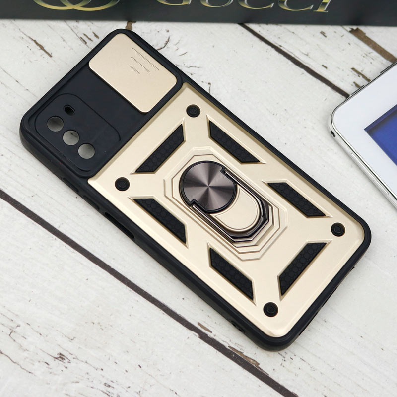 قاب ضد ضربه محافظ لنزدار کشویی هولدر دار بتمن Xiaomi Poco M3