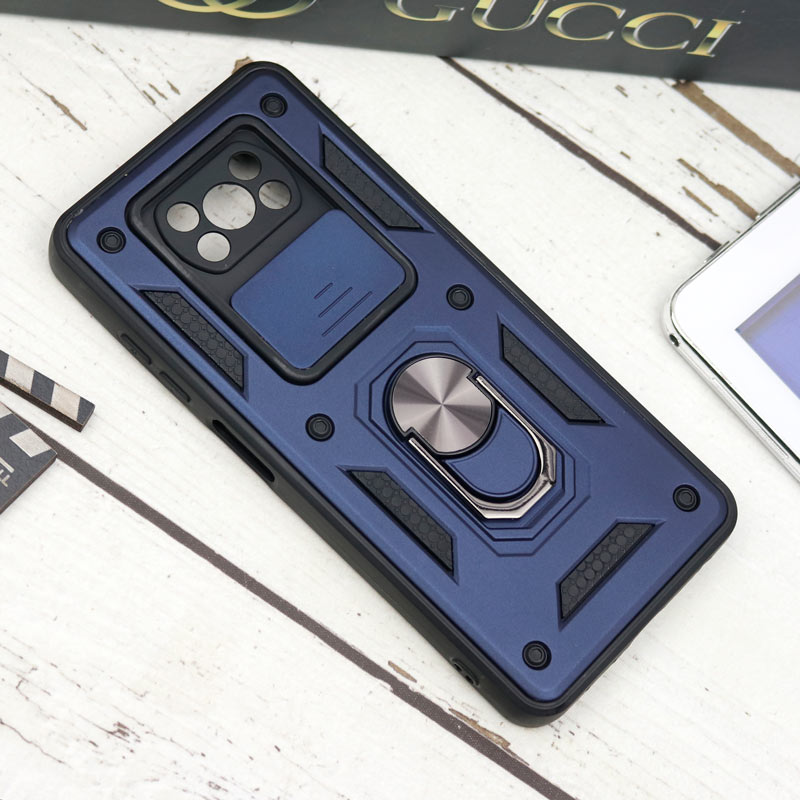 قاب ضد ضربه محافظ لنزدار کشویی هولدر دار بتمن Xiaomi Poco X3