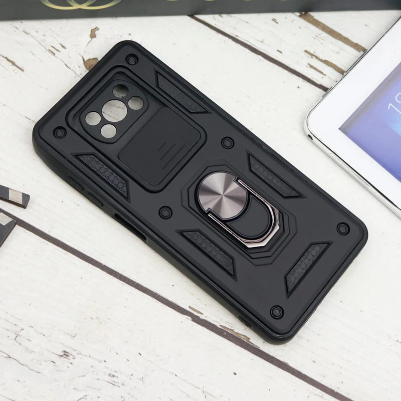 قاب ضد ضربه محافظ لنزدار کشویی هولدر دار بتمن Xiaomi Poco X3