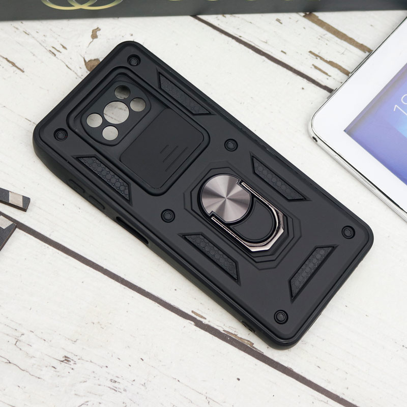 قاب ضد ضربه محافظ لنزدار کشویی هولدر دار بتمن Xiaomi Poco X3