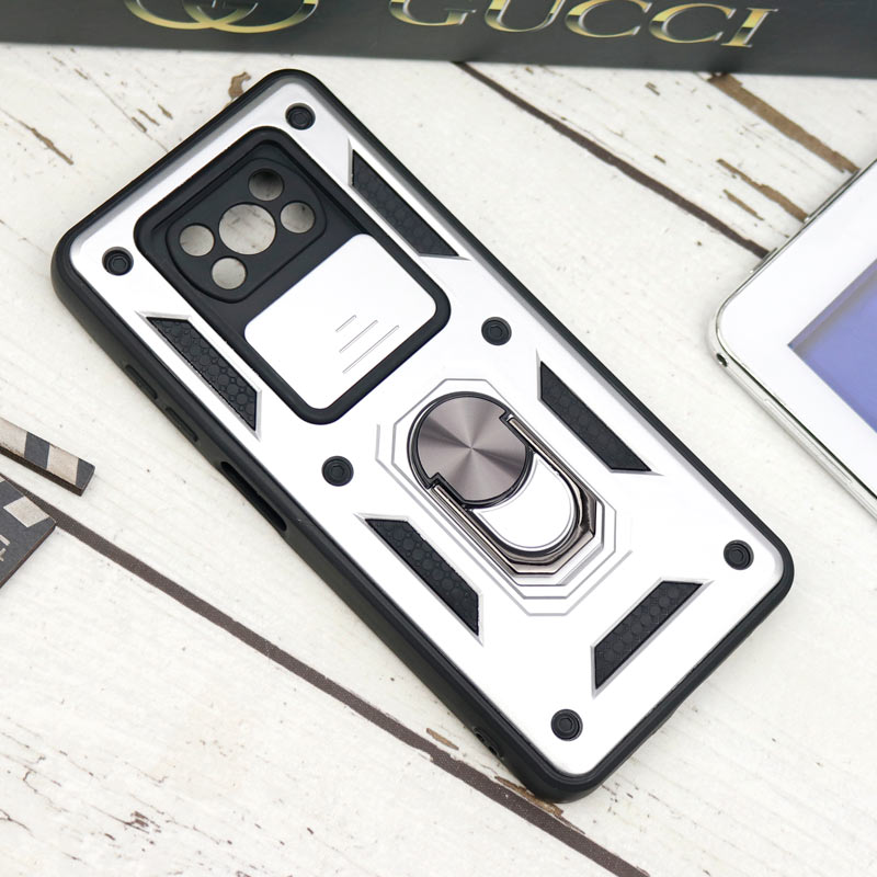 قاب ضد ضربه محافظ لنزدار کشویی هولدر دار بتمن Xiaomi Poco X3