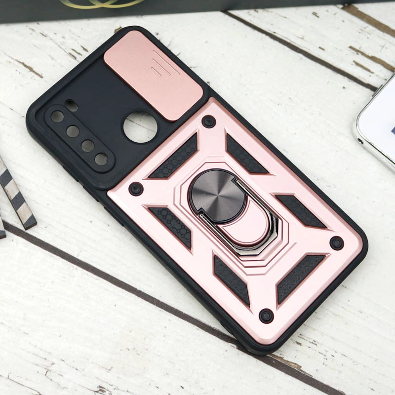 قاب ضد ضربه محافظ لنزدار کشویی هولدر دار بتمن Xiaomi Redmi Note 8