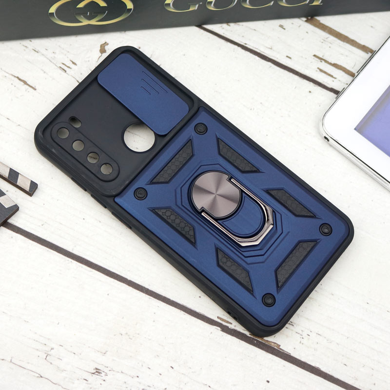 قاب ضد ضربه محافظ لنزدار کشویی هولدر دار بتمن Xiaomi Redmi Note 8