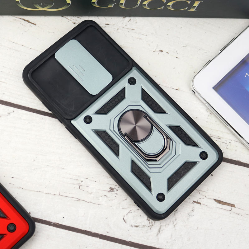 قاب ضد ضربه محافظ لنزدار کشویی هولدر دار بتمن Xiaomi Redmi Note 8 Pro