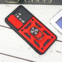 قاب ضد ضربه محافظ لنزدار کشویی هولدر دار بتمن Xiaomi Redmi Note 8 Pro