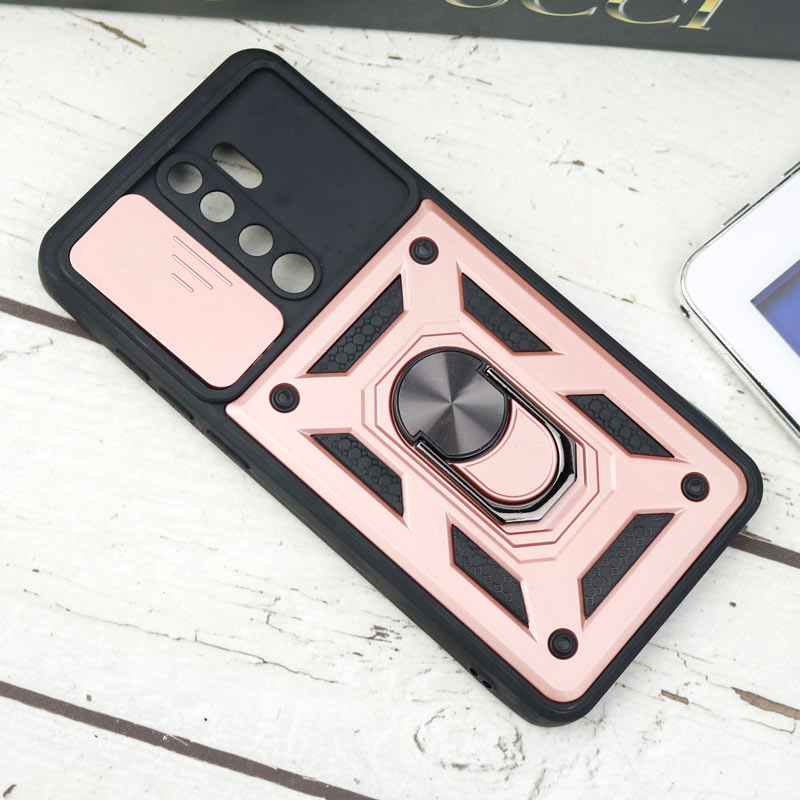 قاب ضد ضربه محافظ لنزدار کشویی هولدر دار بتمن Xiaomi Redmi Note 8 Pro