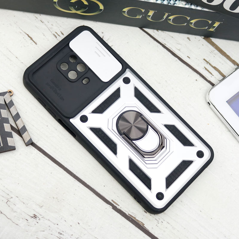 قاب ضد ضربه محافظ لنزدار کشویی هولدر دار بتمن Xiaomi Redmi Note 9s / Note 9 Pro