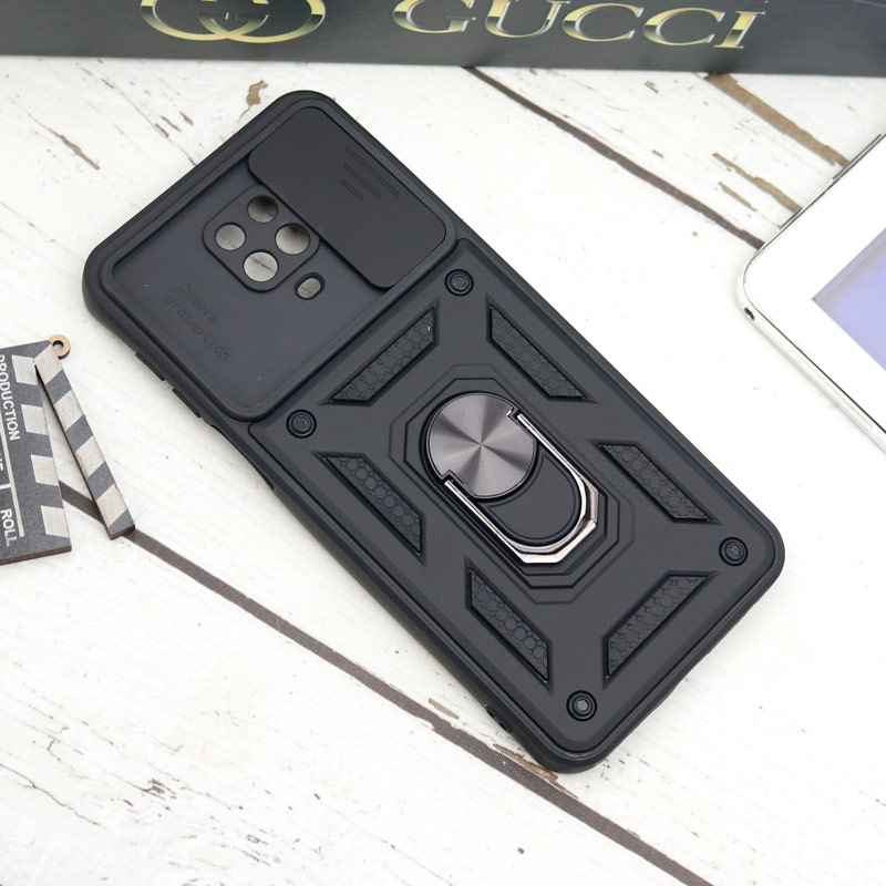 قاب ضد ضربه محافظ لنزدار کشویی هولدر دار بتمن Xiaomi Redmi Note 9s / Note 9 Pro
