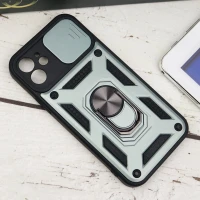 قاب ضد ضربه محافظ لنزدار کشویی هولدر دار بتمن iPhone 12
