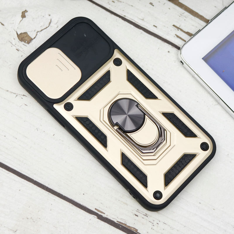 قاب ضد ضربه محافظ لنزدار کشویی هولدر دار بتمن iPhone 12 Pro