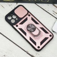 قاب ضد ضربه محافظ لنزدار کشویی هولدر دار بتمن iPhone 12 Pro