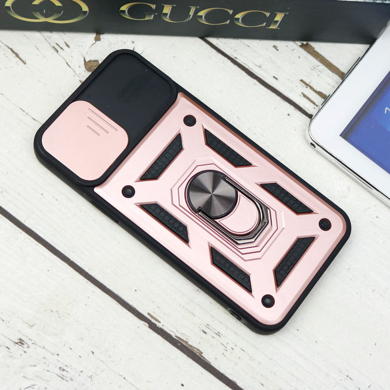 قاب ضد ضربه محافظ لنزدار کشویی هولدر دار بتمن iPhone 12 Pro Max
