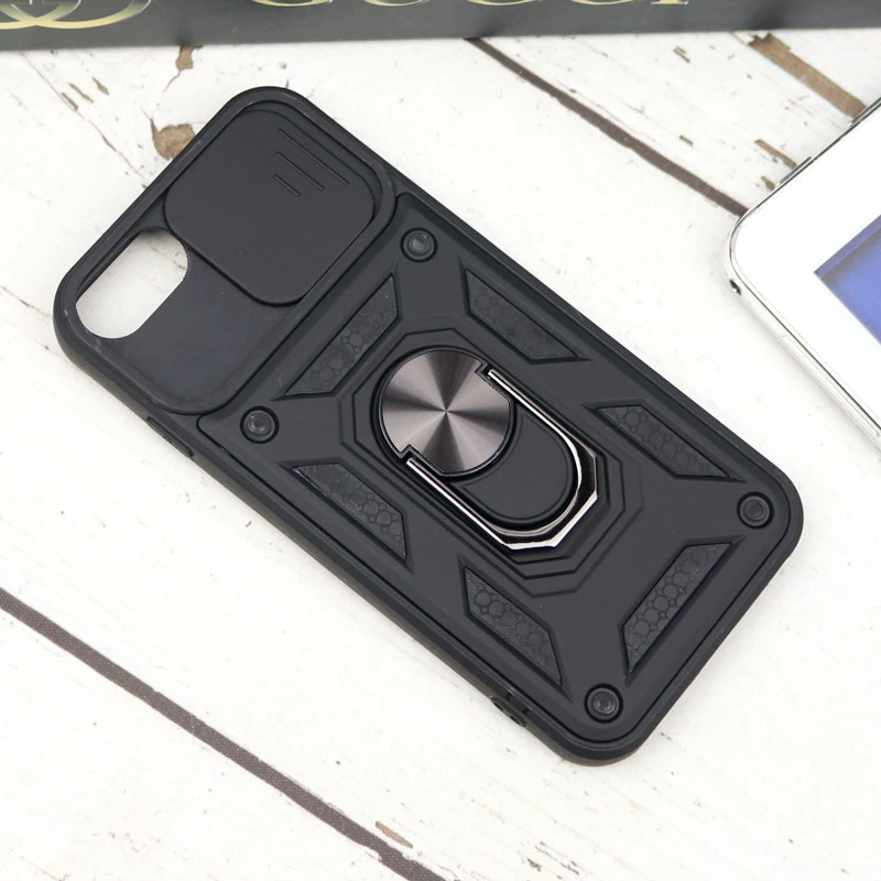 قاب ضد ضربه محافظ لنزدار کشویی هولدر دار بتمن iPhone 6/6s