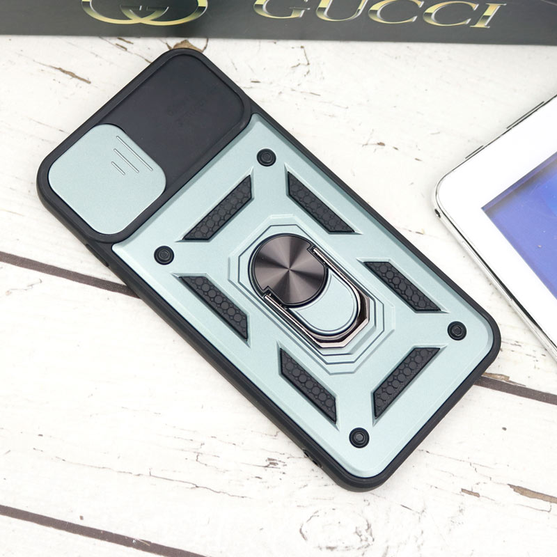 قاب ضد ضربه محافظ لنزدار کشویی هولدر دار بتمن iPhone 7 Plus / 8 Plus