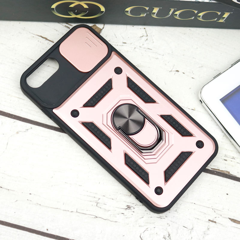 قاب ضد ضربه محافظ لنزدار کشویی هولدر دار بتمن iPhone 7 Plus / 8 Plus
