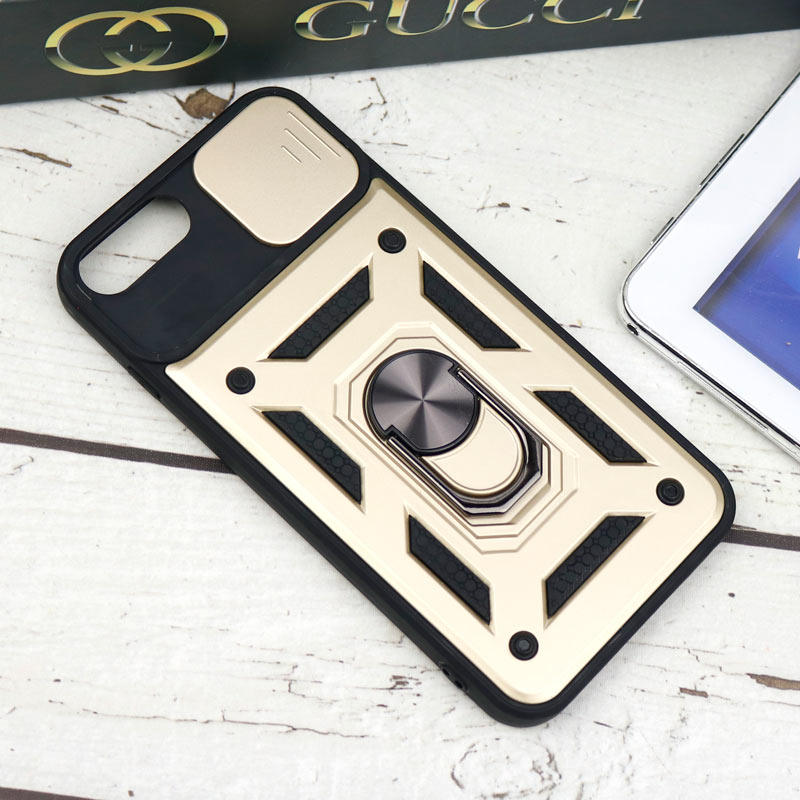 قاب ضد ضربه محافظ لنزدار کشویی هولدر دار بتمن iPhone 7 Plus / 8 Plus