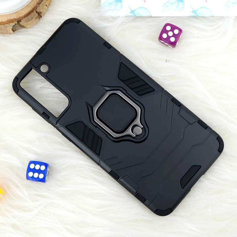 قاب ضد ضربه هولدر دار Black Panter سامسونگ S21 Plus مشکی