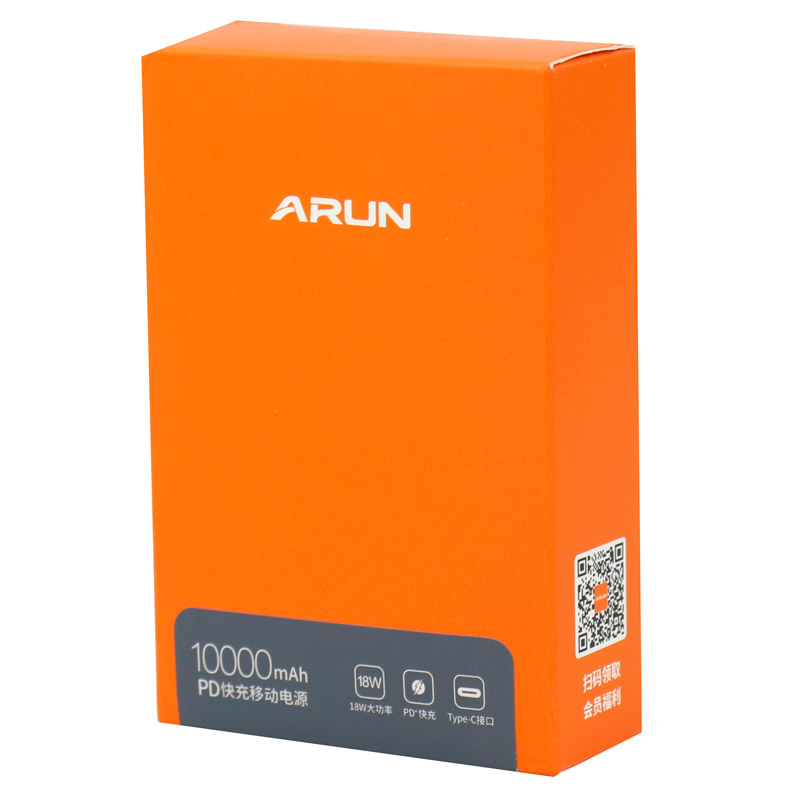 پاوربانک فست شارژ 10000 آران Arun H10P PD 18W