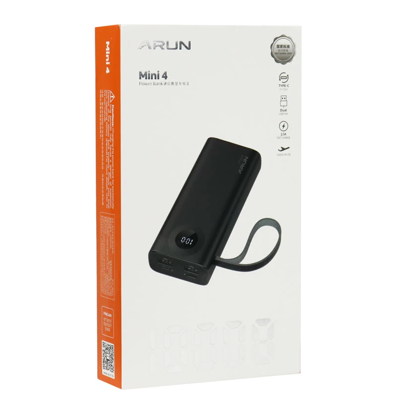پاوربانک فست شارژ 10000 آران Arun Mini 4