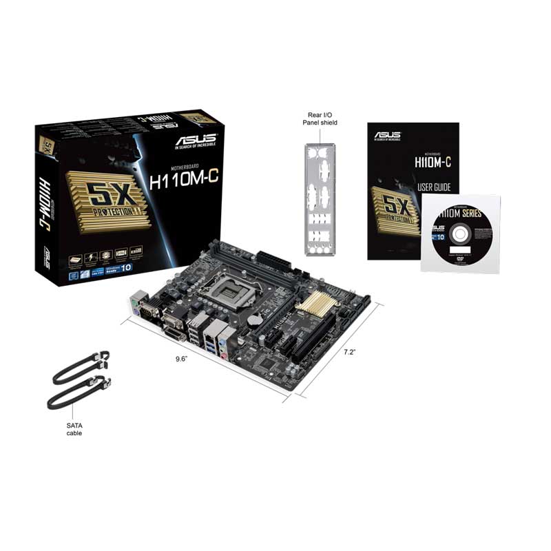 مادربرد ایسوس H110M-C/CSM DDR4