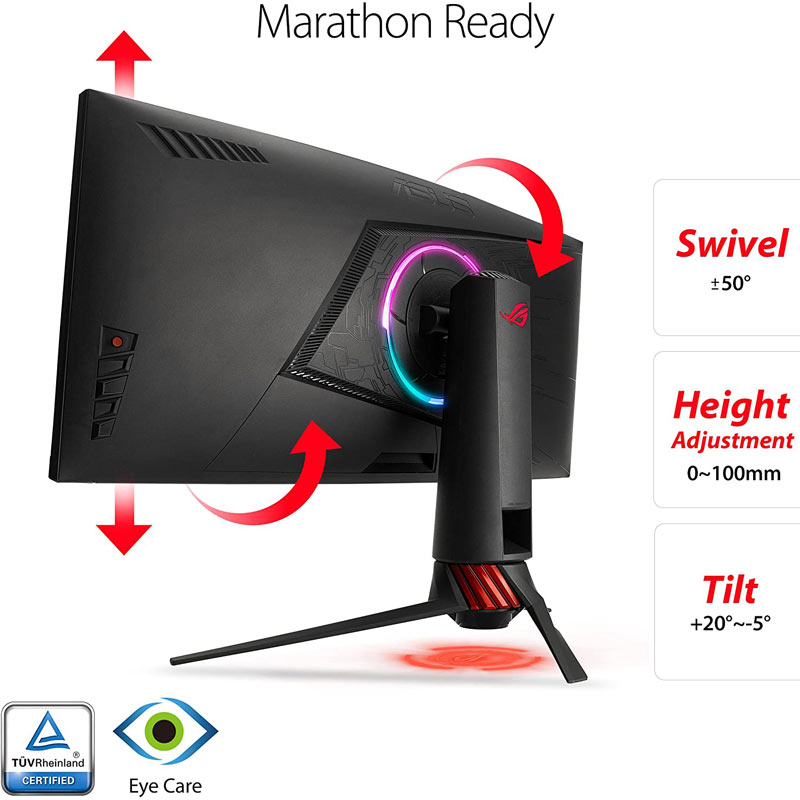 مانیتور گیمینگ خمیده ایسوس ROG XG35VQ سایز 35 اینچ