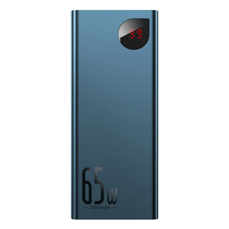 پاور بانک فست شارژ باسئوس Adaman Metal PPIMDA-D QC3 PD 65W ظرفیت 20000 میلی آمپر ساعت