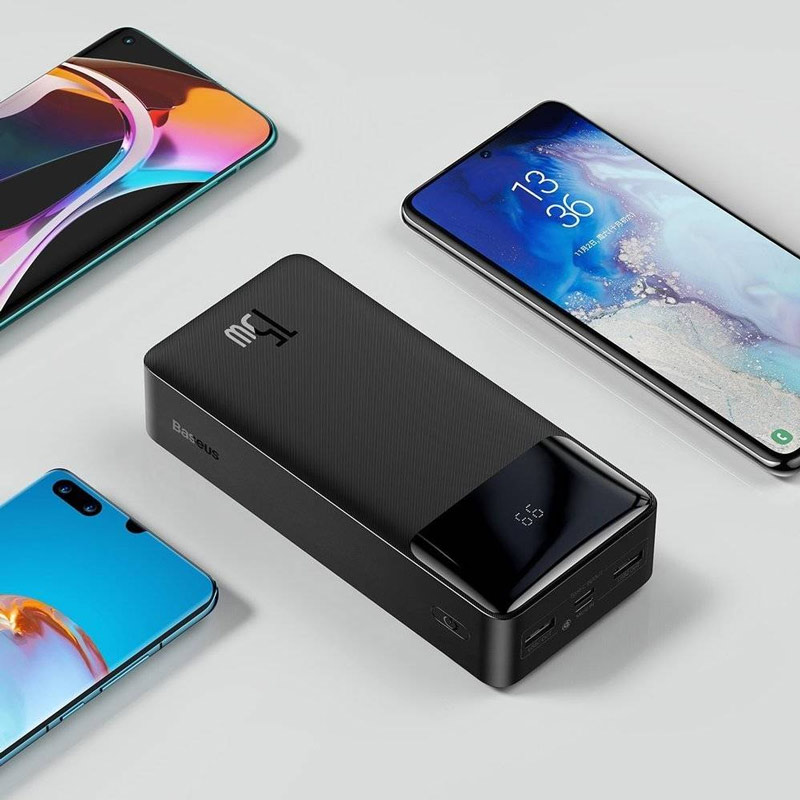 پاور بانک ۳۰۰۰۰ باسئوس Baseus Bipow PPDML-K 15W