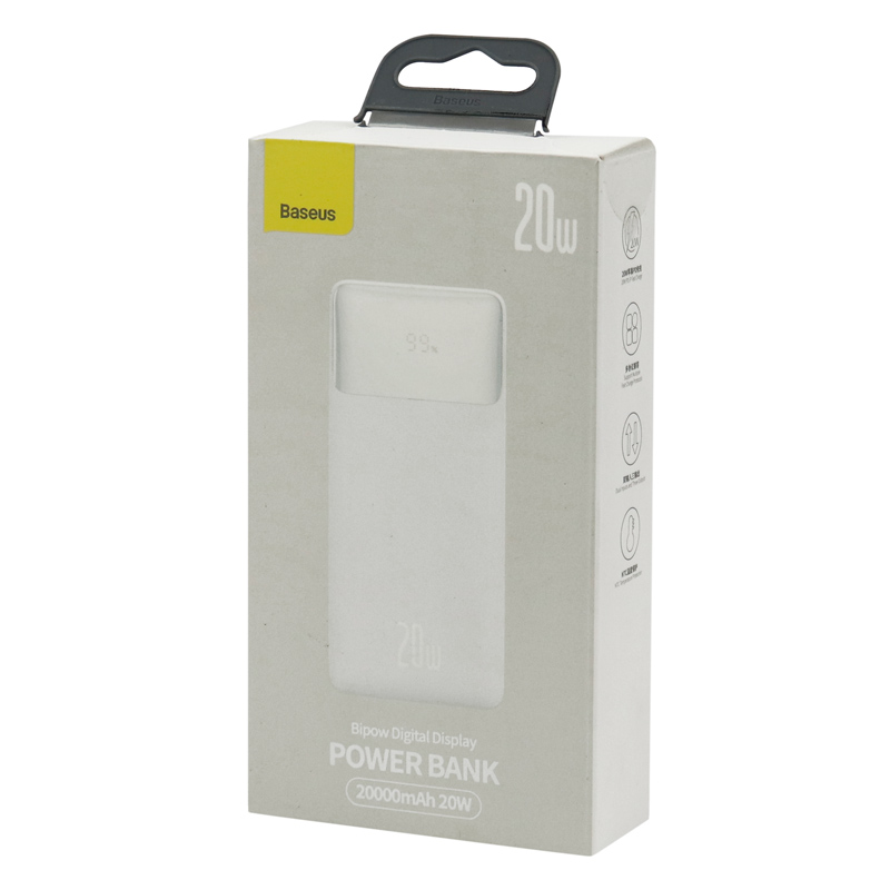 پاور بانک فست شارژ ۲۰۰۰۰ باسئوس Baseus Bipow PPDML-M QC3.0 PD 20W
