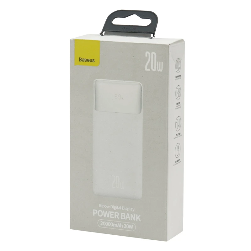 پاور بانک فست شارژ ۲۰۰۰۰ باسئوس Baseus Bipow PPDML-M QC3.0 PD 20W