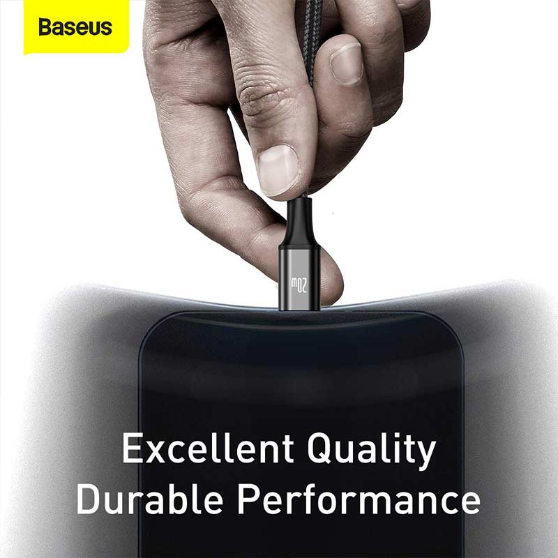 کابل 3 سر فست شارژ Baseus CAMLT-SC PD 3.5A 1.5m
