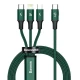 کابل 3 سر فست شارژ Baseus CAMLT-SC PD 3.5A 1.5m