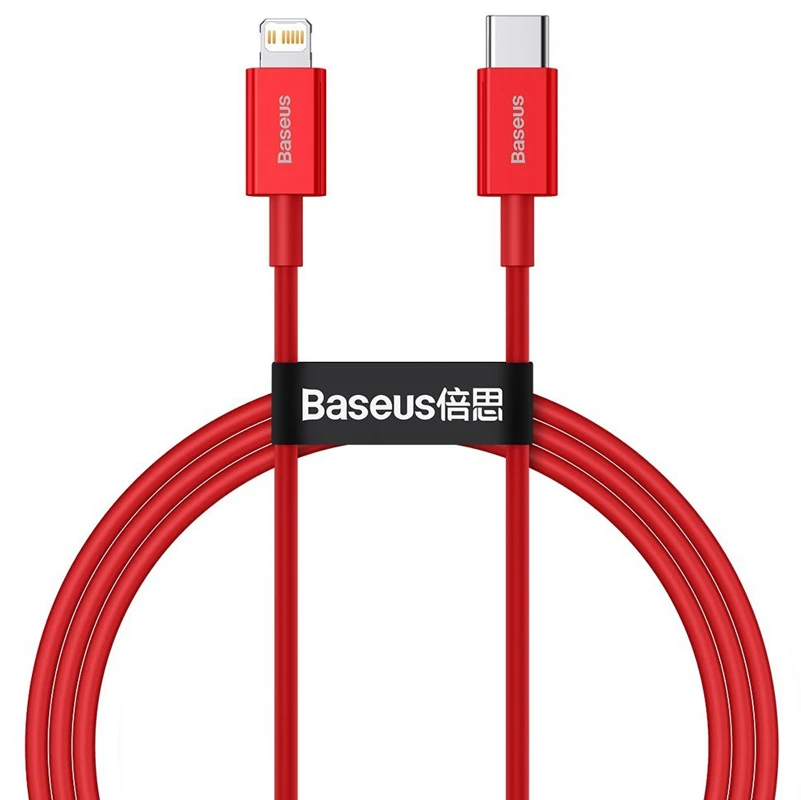 کابل تبدیل فست شارژ Baseus CATLYS-A Type-C to Lightning 20W PD 1m