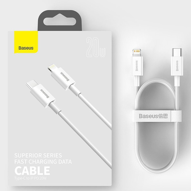 کابل تبدیل فست شارژ Baseus CATLYS-A Type-C to Lightning 20W PD 1m