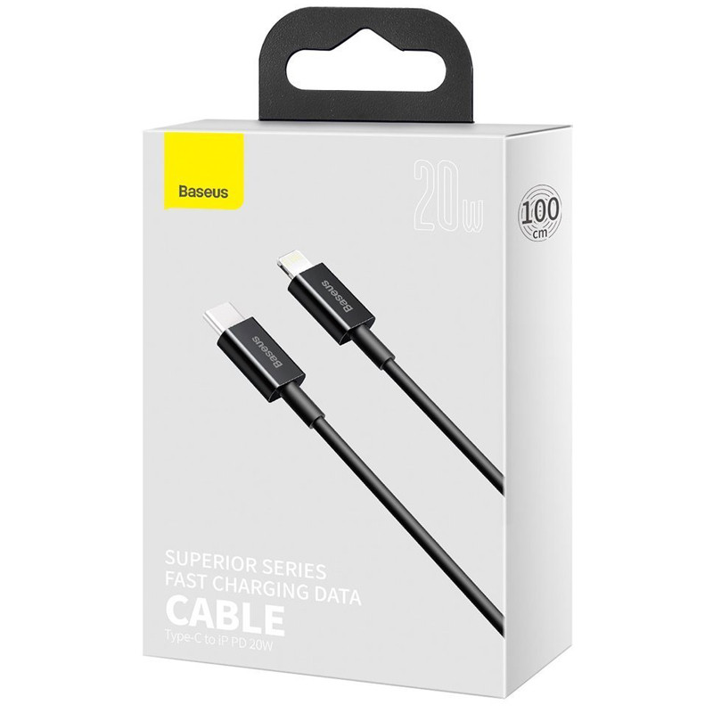 کابل تبدیل فست شارژ Baseus CATLYS-A Type-C to Lightning 20W PD 1m