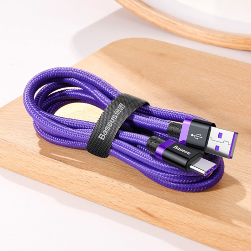 کابل تایپ سی فست شارژ Baseus CATZH-B 5A 2m