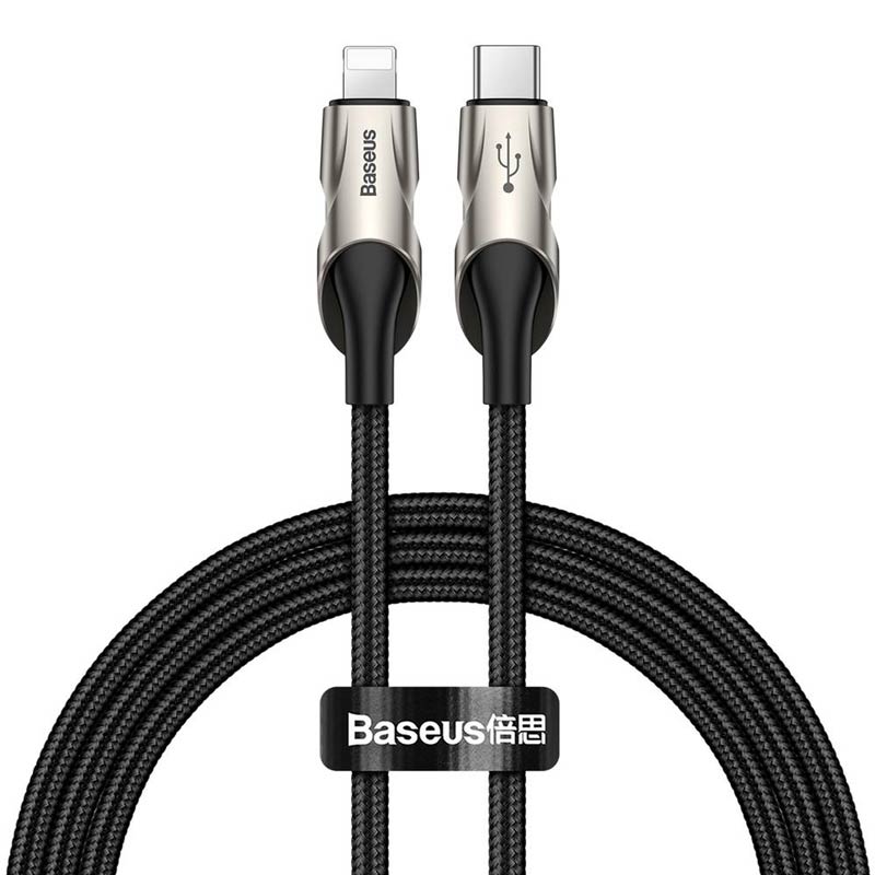 کابل تبدیل فست شارژ Baseus CATLYY-01 Type-C to Lightning 2.4A PD 18W 1m