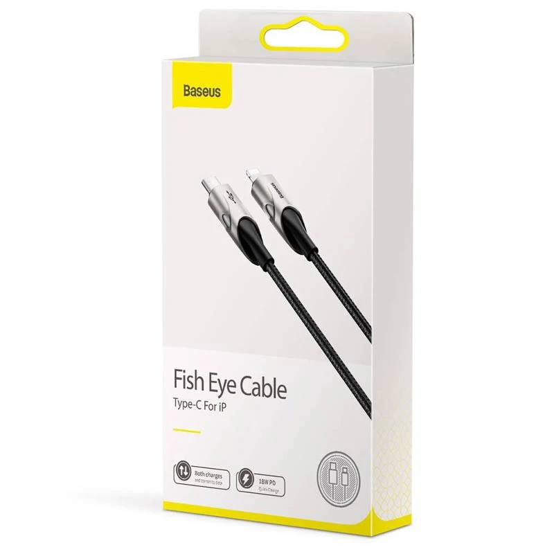 کابل تبدیل فست شارژ Baseus CATLYY-01 Type-C to Lightning 2.4A PD 18W 1m