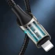 کابل تبدیل فست شارژ Baseus CATLYY-01 Type-C to Lightning 2.4A PD 18W 1m