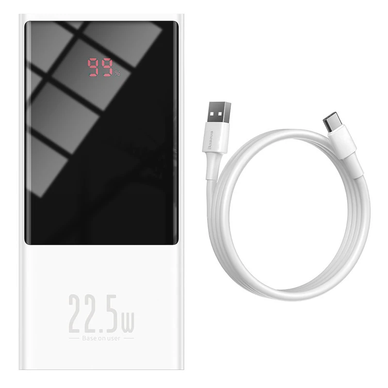 پاور بانک فست شارژ 20000 باسئوس Baseus Super Mini PPMN-B QC3 PD 22.5W